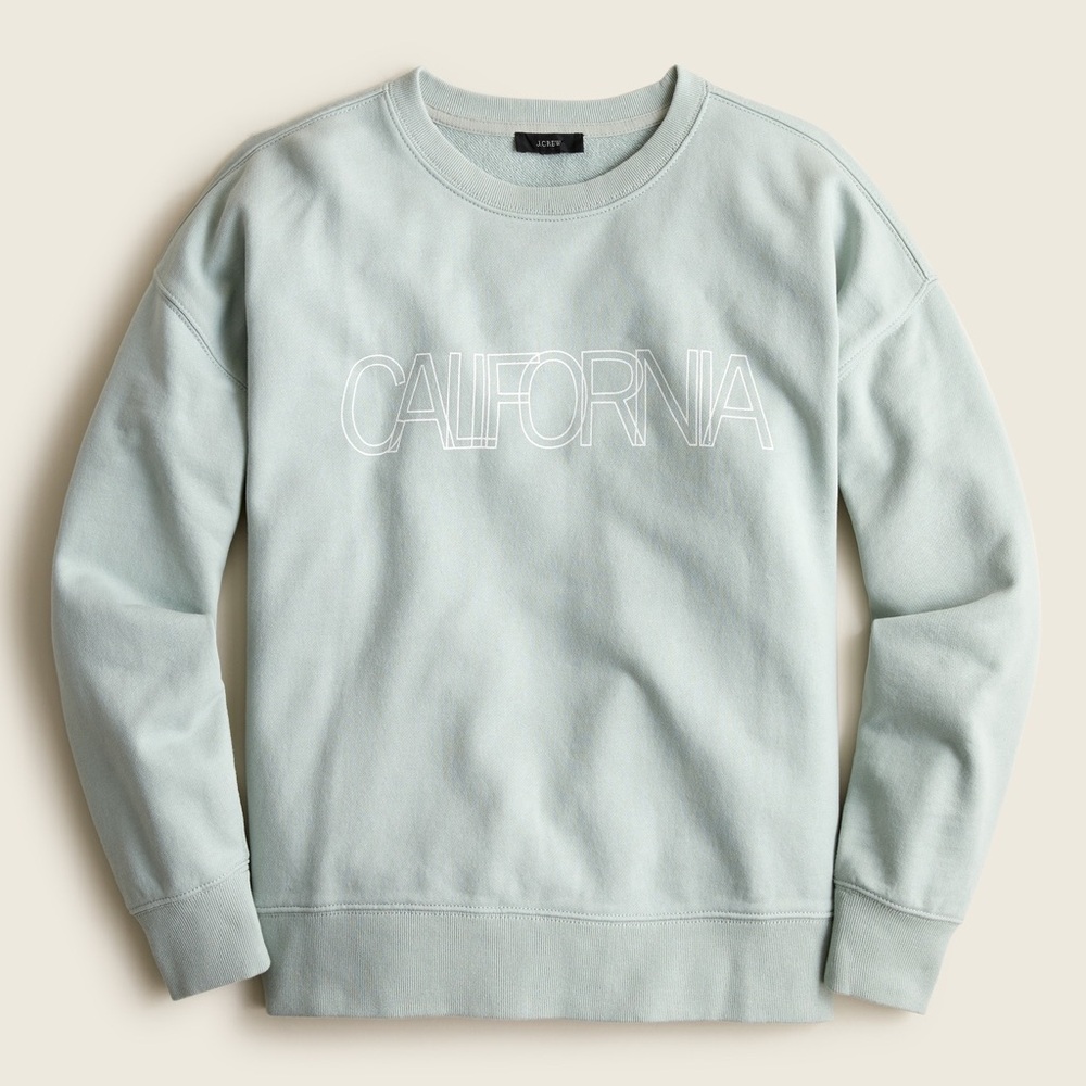 J. Crew California Green Sweatshirt